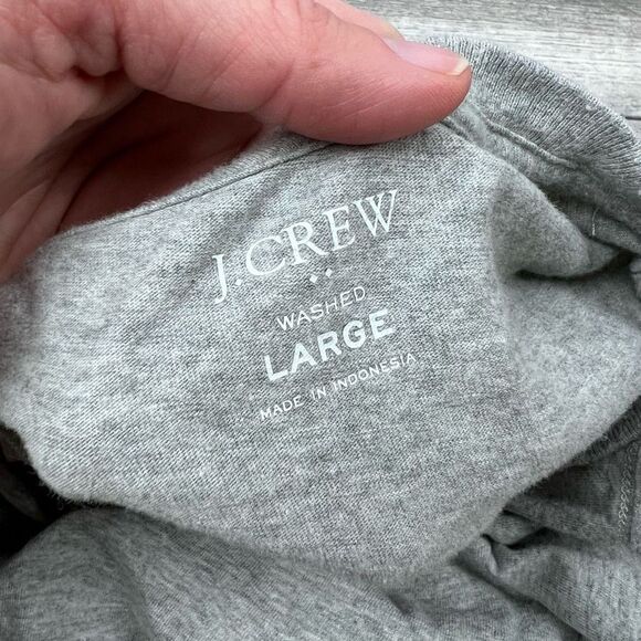 J. Crew washed crewneck t shirt L - Picture 4 of 6